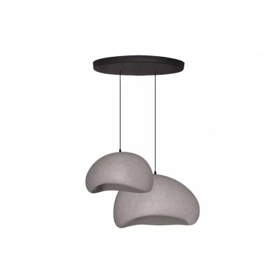 Bone İkili Sarkıt Aydınlatma 40-50 CM Beton Gri